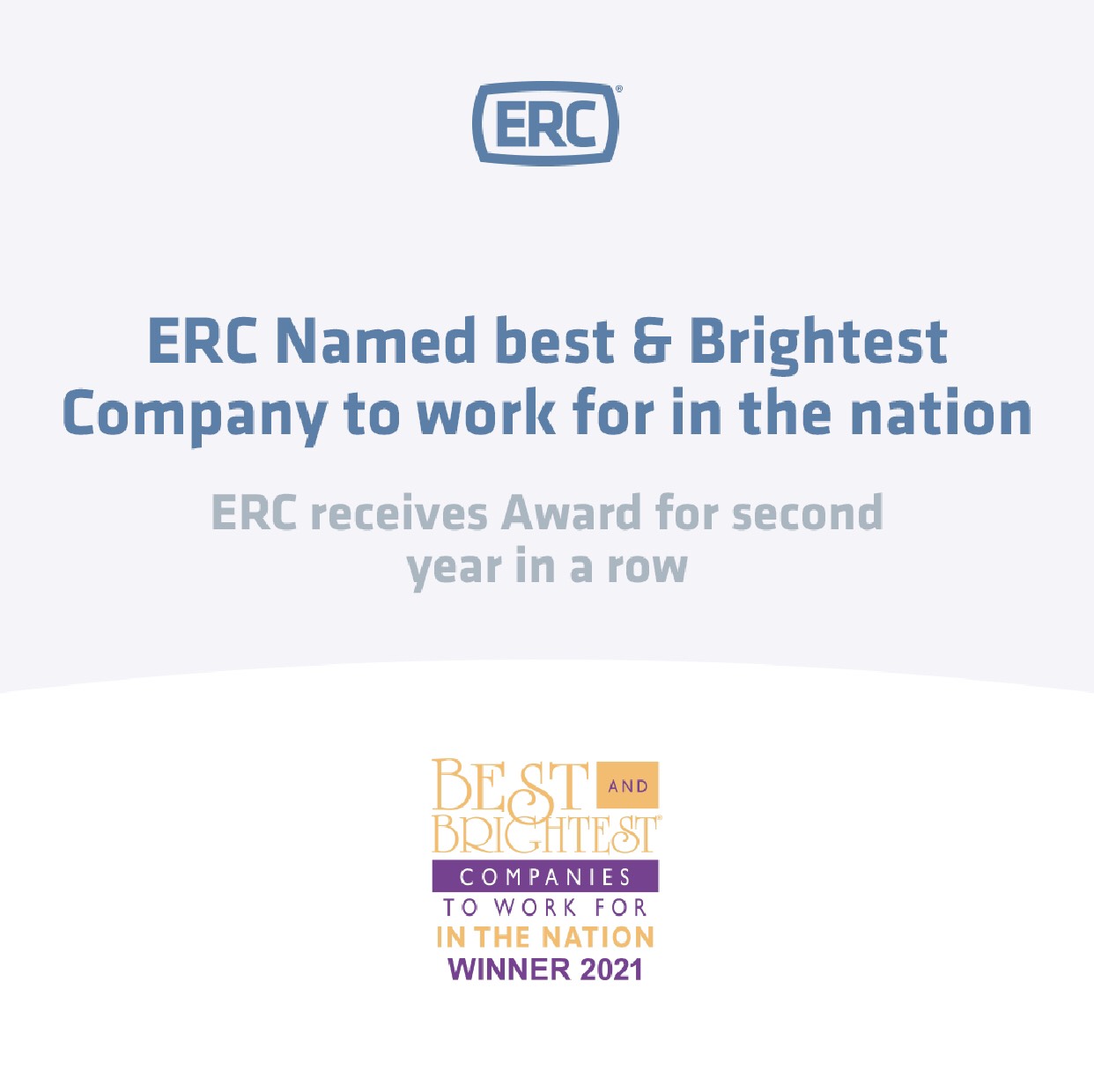 Erc Receives Award For Second Year In A Row